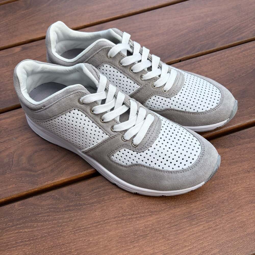 New Isaac Mizrahi Live! SOHO Happening3
Perforated Leather Sneakers Size 8.5M